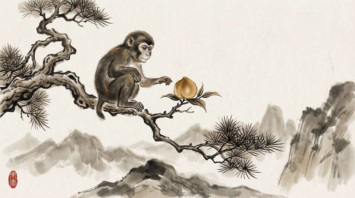 Chinesisches Sternzeichen Affe — 5 Elemente, Stärken & Jahre