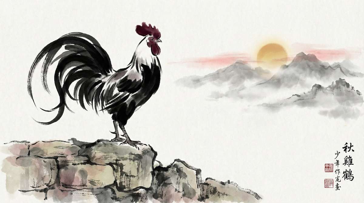 Chinesisches Sternzeichen Hahn — 5 Elemente, Stärken & Jahre