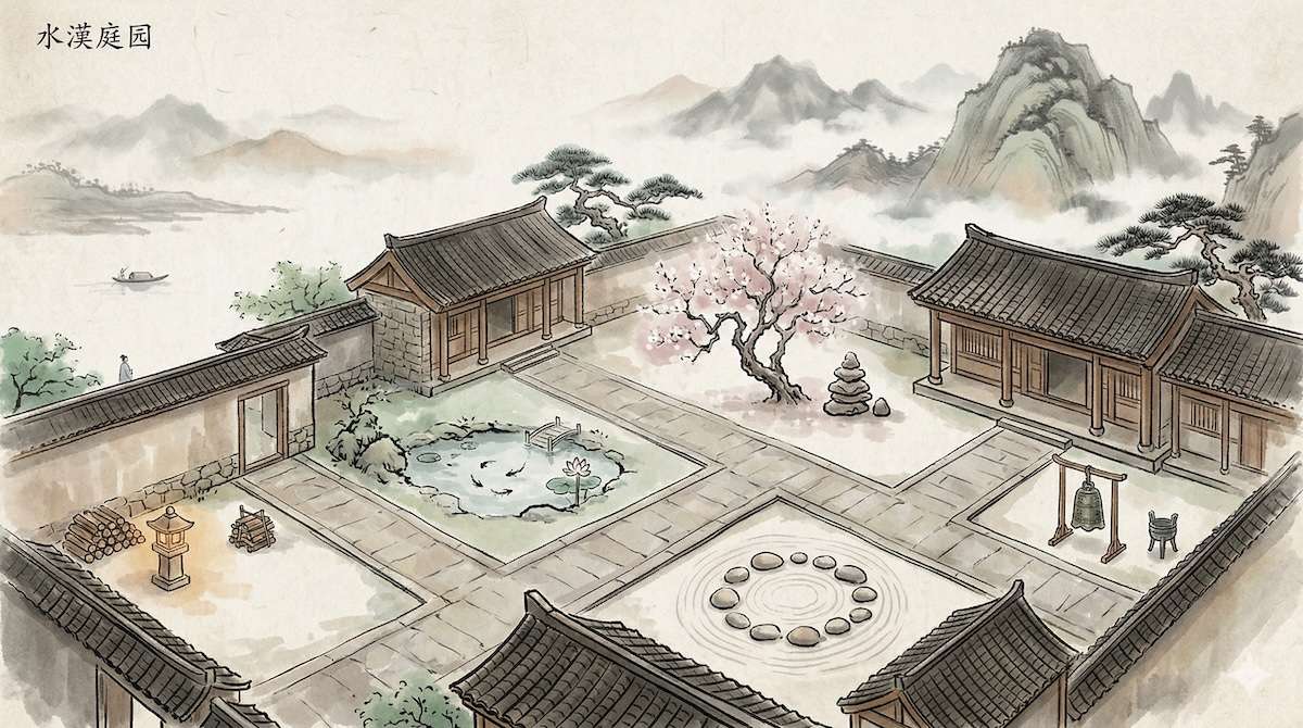 Feng Shui Bagua — 9 Zonen richtig anwenden auf deinen Grundriss (2026)