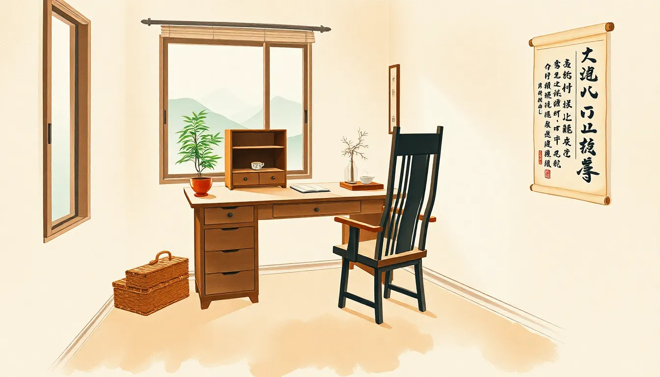 Feng Shui Büro — so richtest du deinen Arbeitsplatz ein, damit Fokus und Energie stimmen